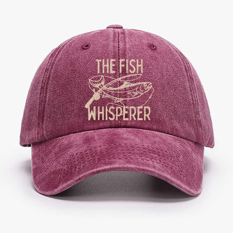 The Fish Whisperer Funny Fishing Cap (Free Customization)