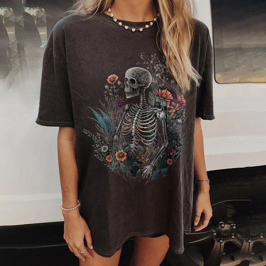 Skull Flower T-shirt