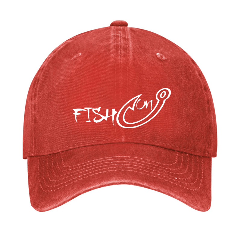 Fish On Funny Fishing Cap