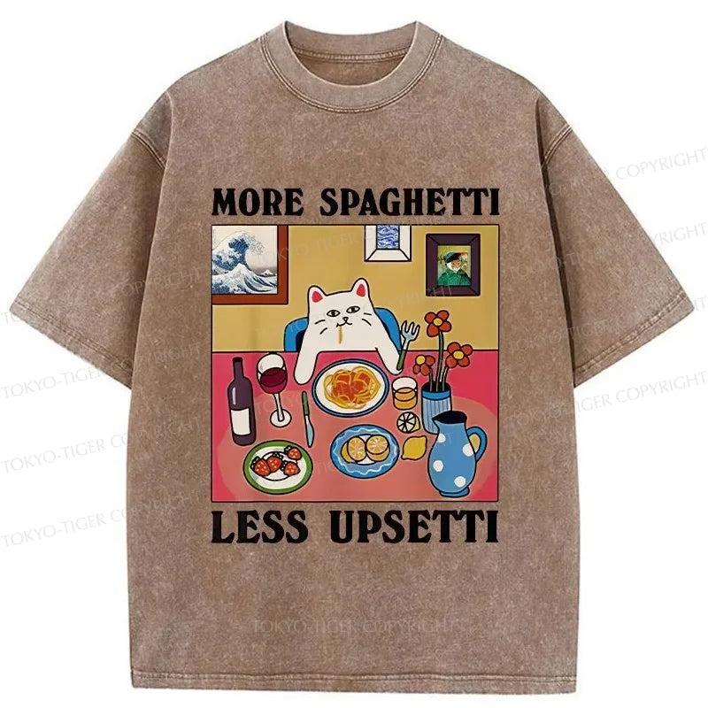 Tokyo-Tiger More Spaghetti Less Upsetti Washed T-Shirt