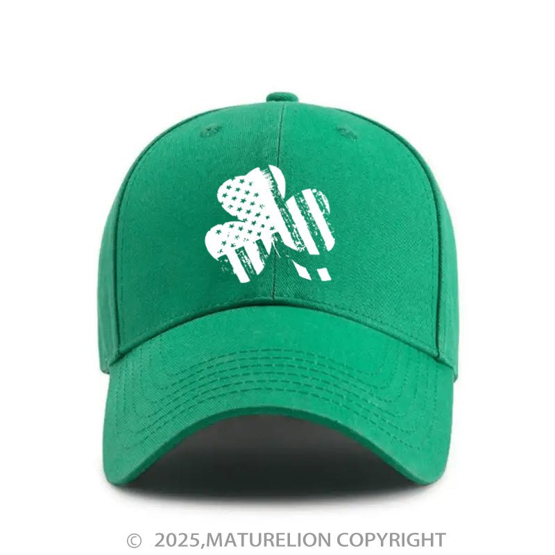 Maturelion St. Patrick's Shamrock Print Cap