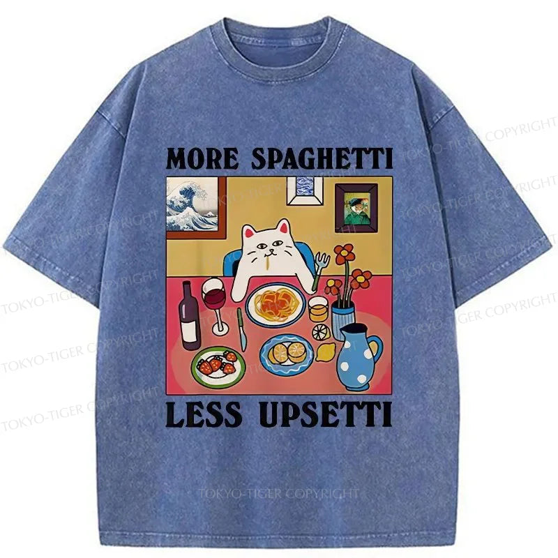 Tokyo-Tiger More Spaghetti Less Upsetti Washed T-Shirt