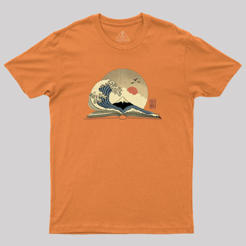 The Great Wave of Knowledge Geek T-Shirt