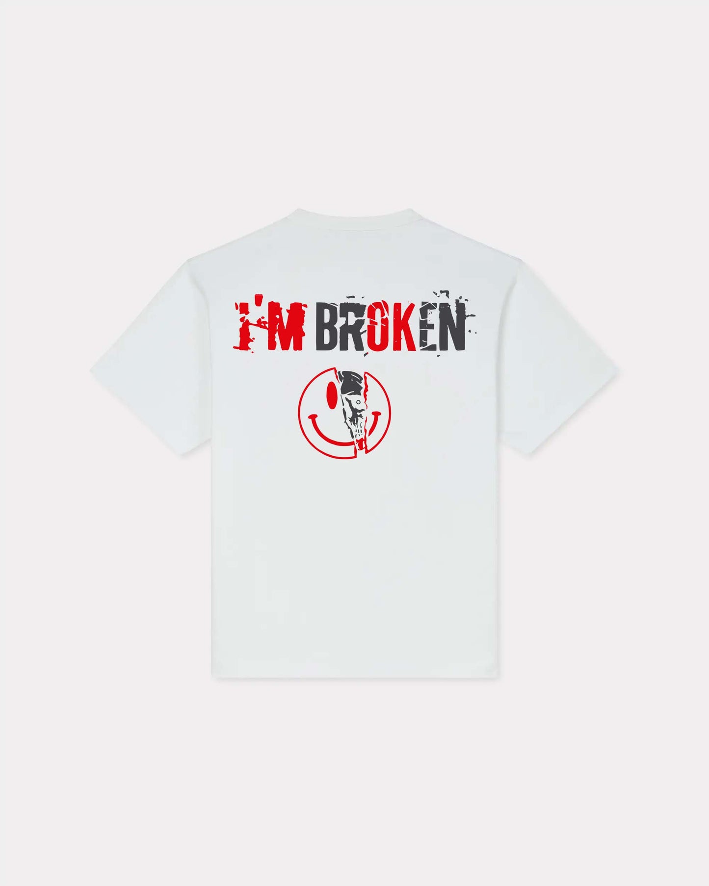 Vintage I'm Broken Skull Women's Monogram T-shirt