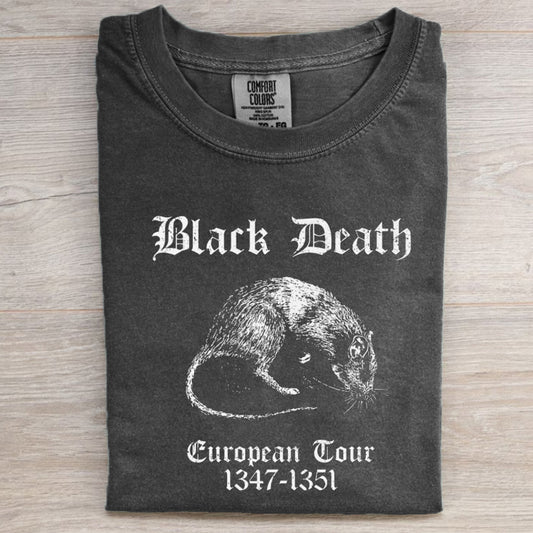 Black Death European Tour T-shirt