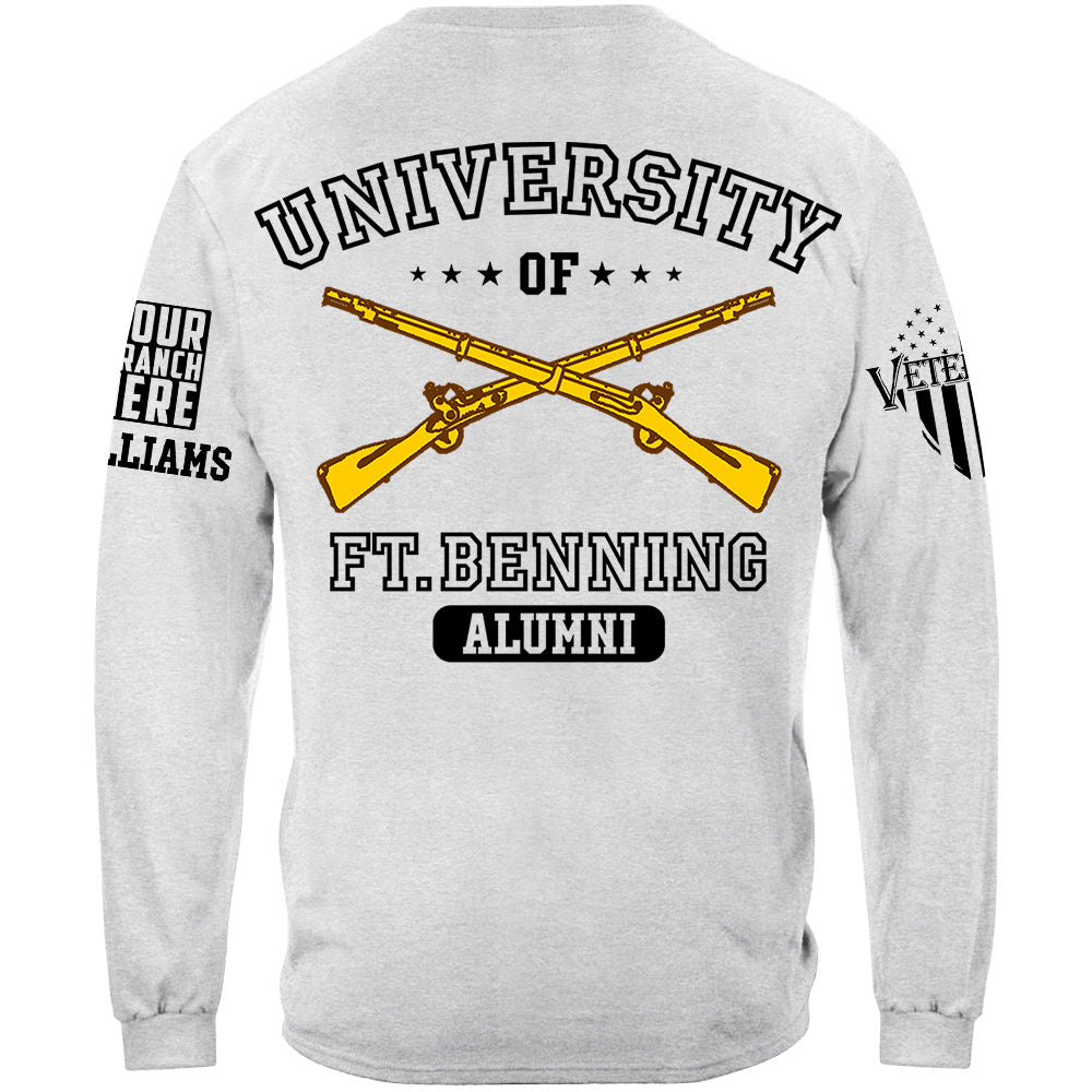 US Veteran Shirt University Of Military School Custom Shirt   Design For Veteran H2511