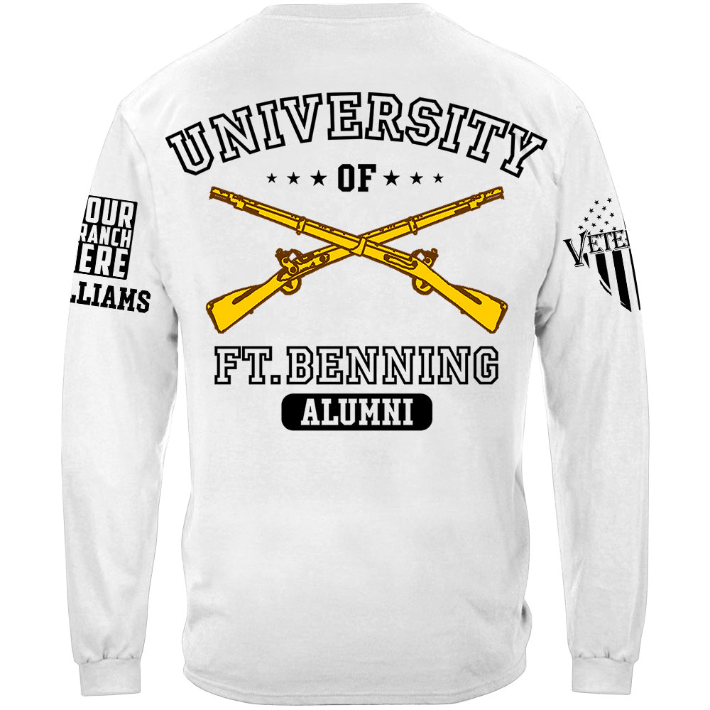 US Veteran Shirt University Of Military School Custom Shirt   Design For Veteran H2511