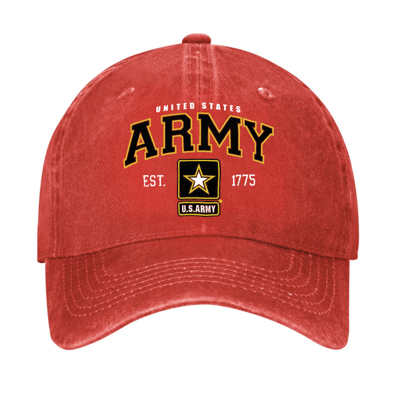 US Army Veteran Pride Military United States Graphic Cap (Free Customization)