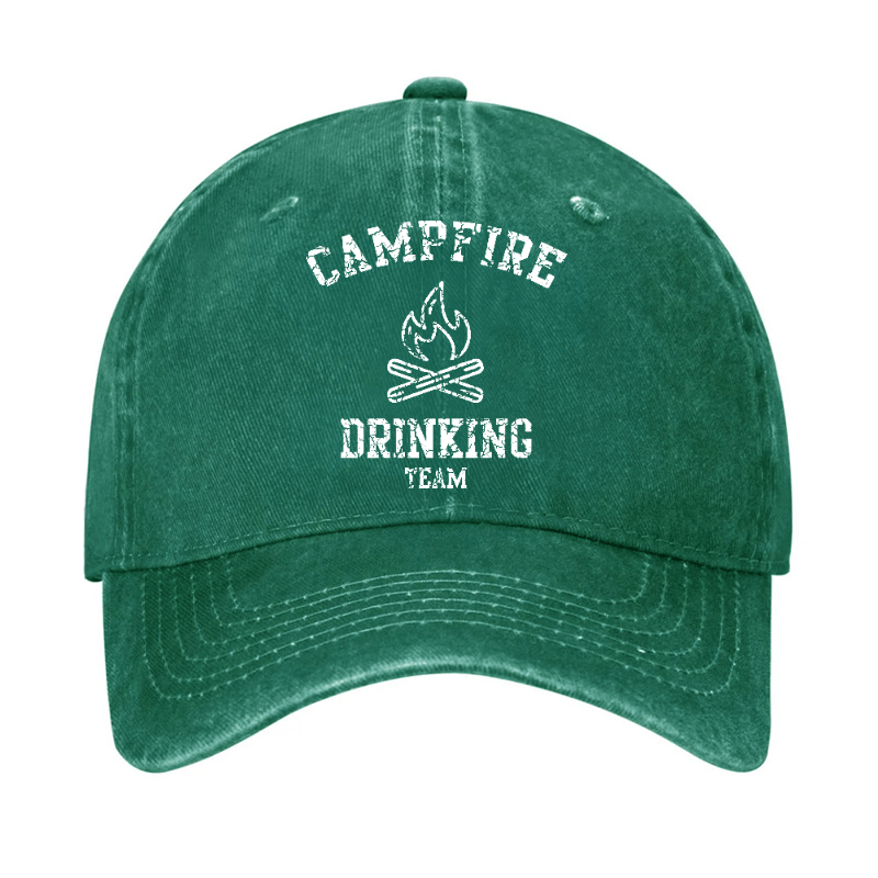 Campfire Drinking Team Funny Gift Cap