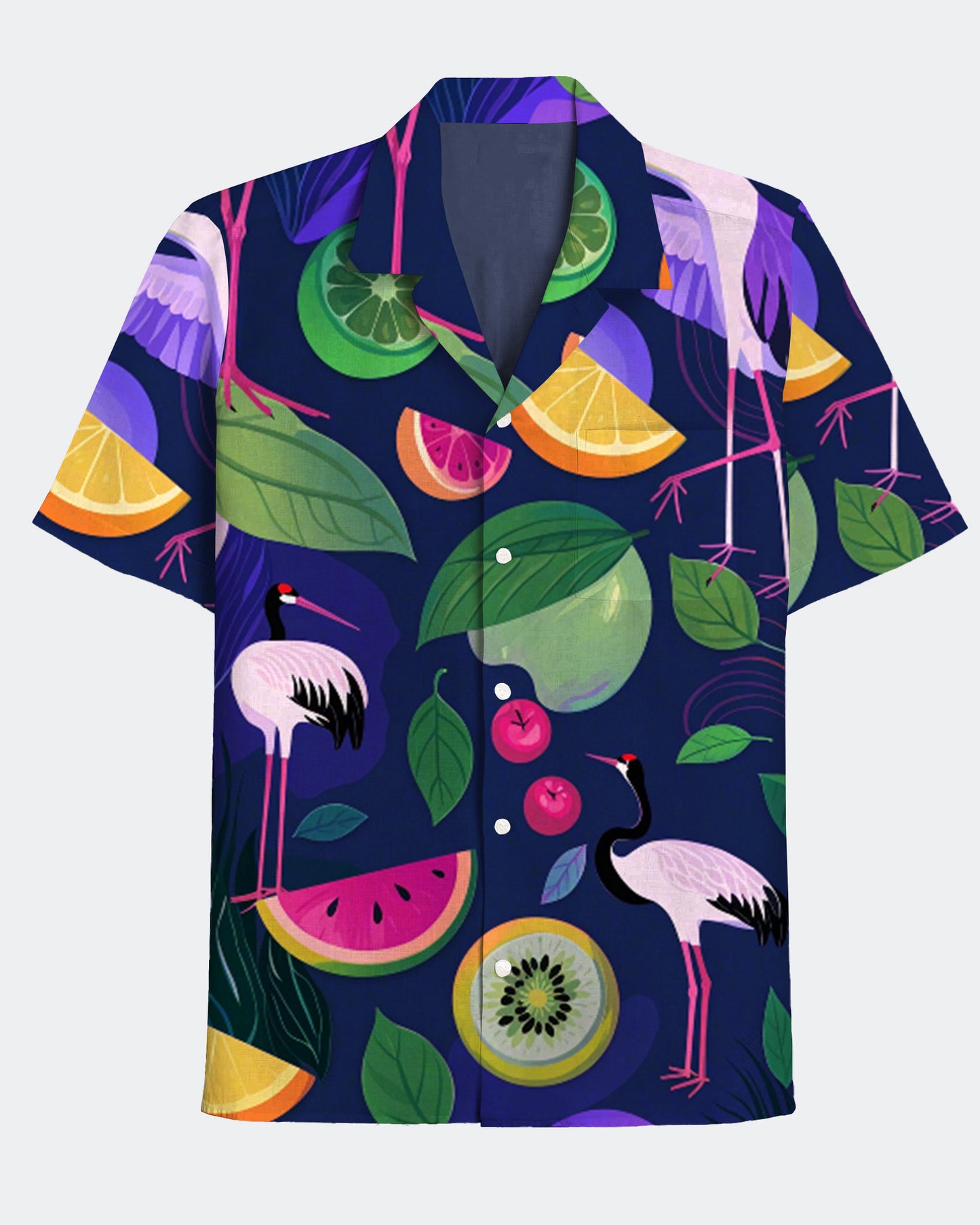 Men's Hawaii Fun Prints Short Sleeve Shirt