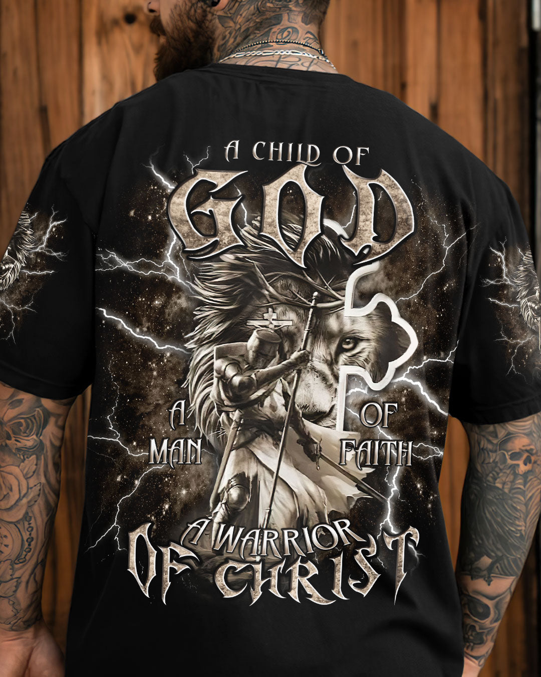 A Warrior Of Christ Men's All Over Print Shirt - Tlnt1908242