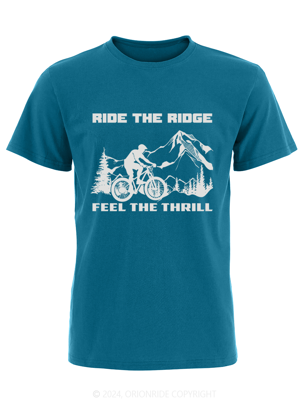 Orionride Short Sleeves Ride The Ridge Bike T-Shirt