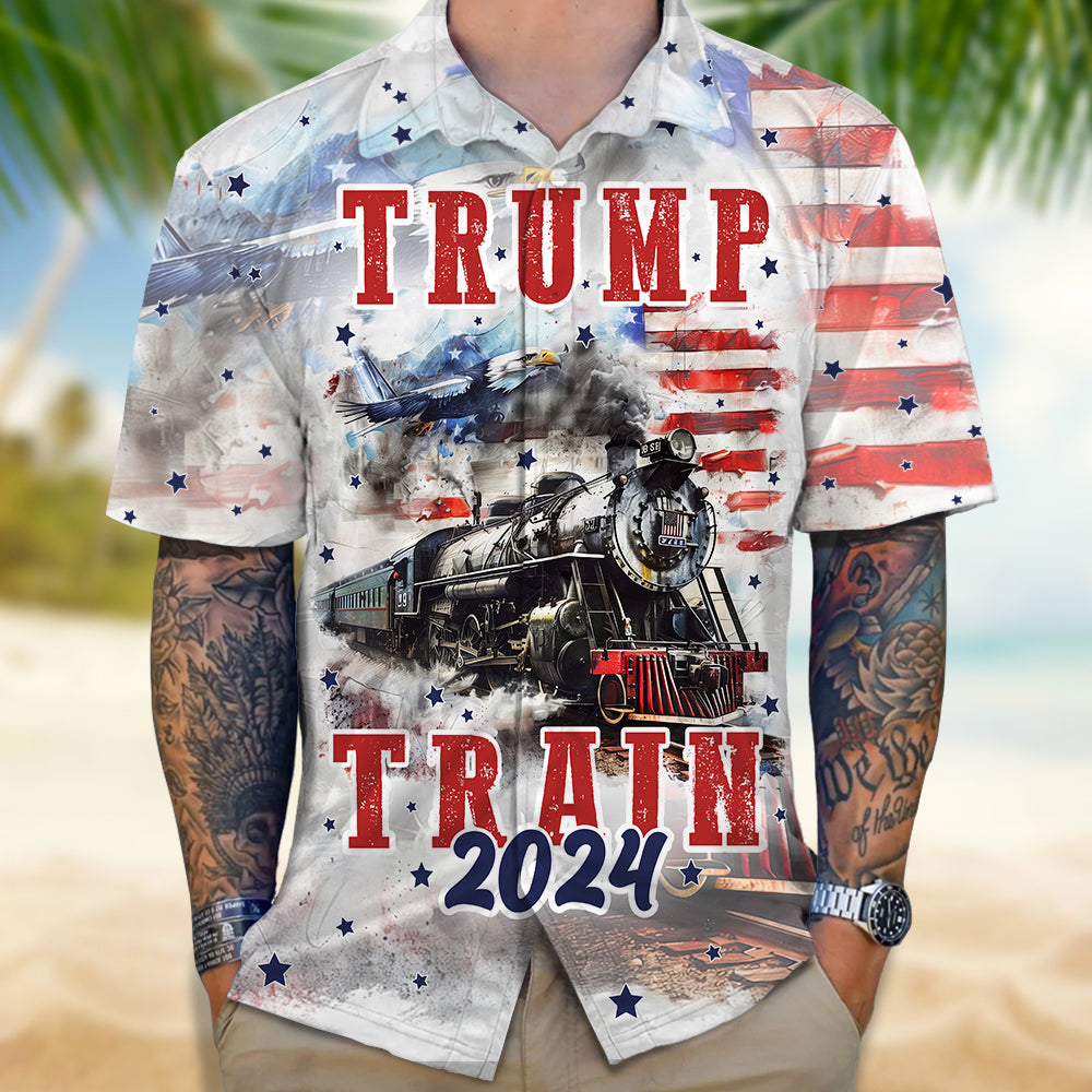 Trump Train 2024 President Trump Hawaii Shirt N304 HA75 62926