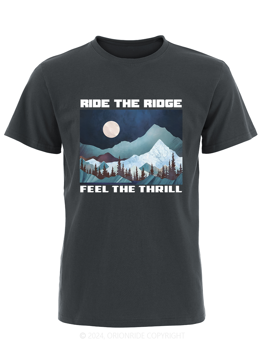 Orionride Short Sleeves Night Forest Bike T-Shirt