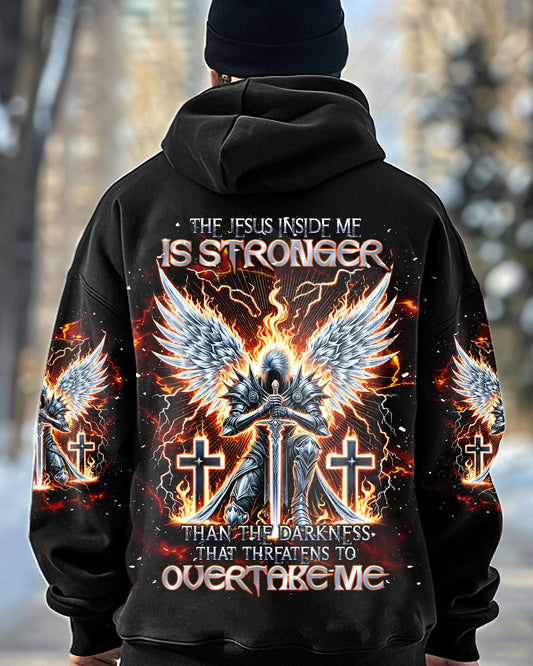 The Jesus Inside Me Is Stronger Than The Darkness Warrior Men's All Over Print Shirt - Tlnt0412242