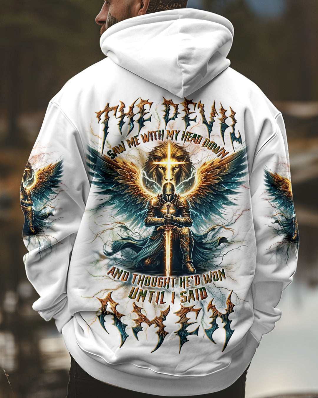 The Devil Saw Me With My Head Down Men's All Over Print Shirt - Yhln0212242