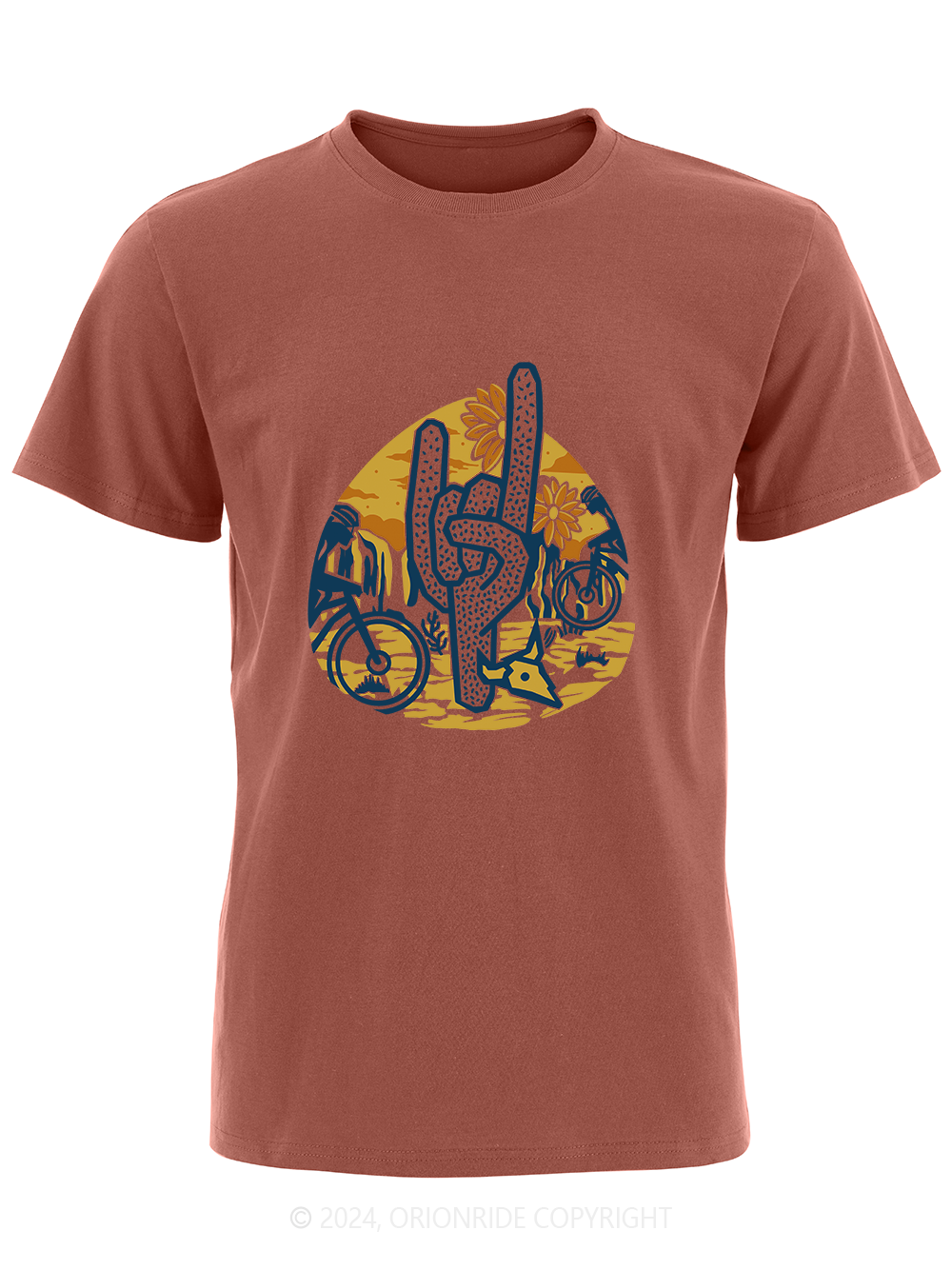 Orionride Short Sleeves Desert Cycling Bike T-Shirt