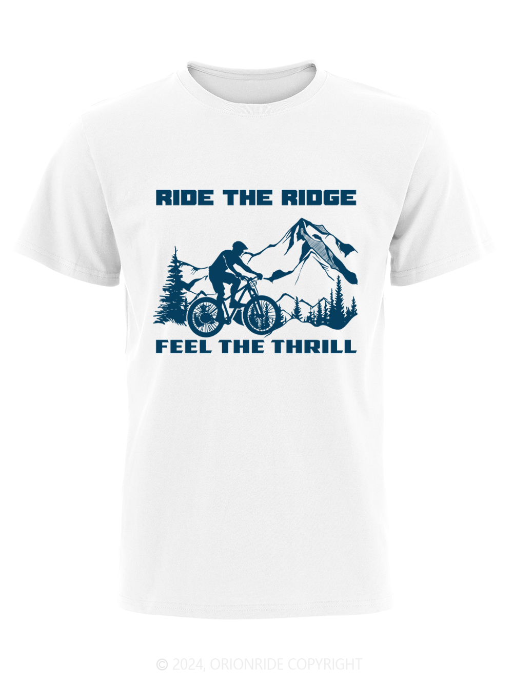 Orionride Short Sleeves Ride The Ridge Bike T-Shirt