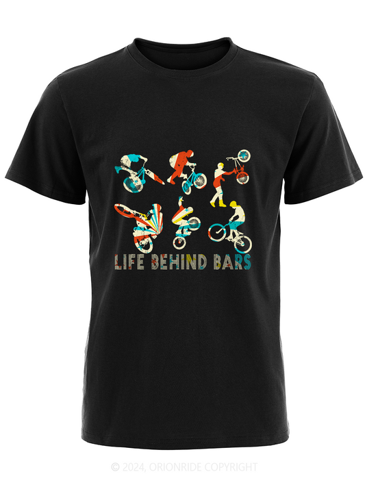 Orionride Short Sleeves Color Silhouette Bike T-Shirt