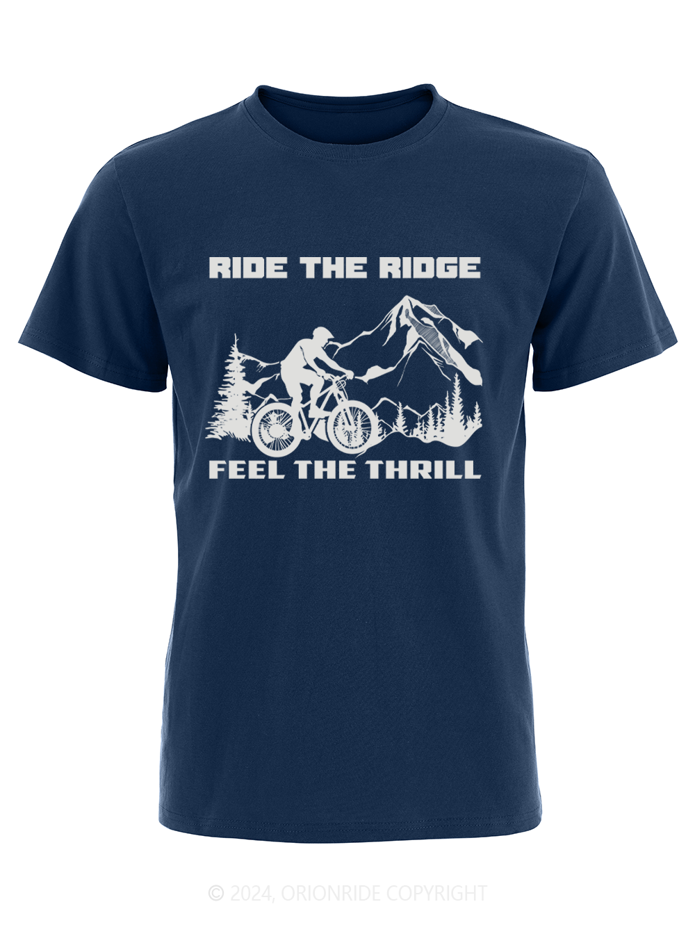 Orionride Short Sleeves Ride The Ridge Bike T-Shirt