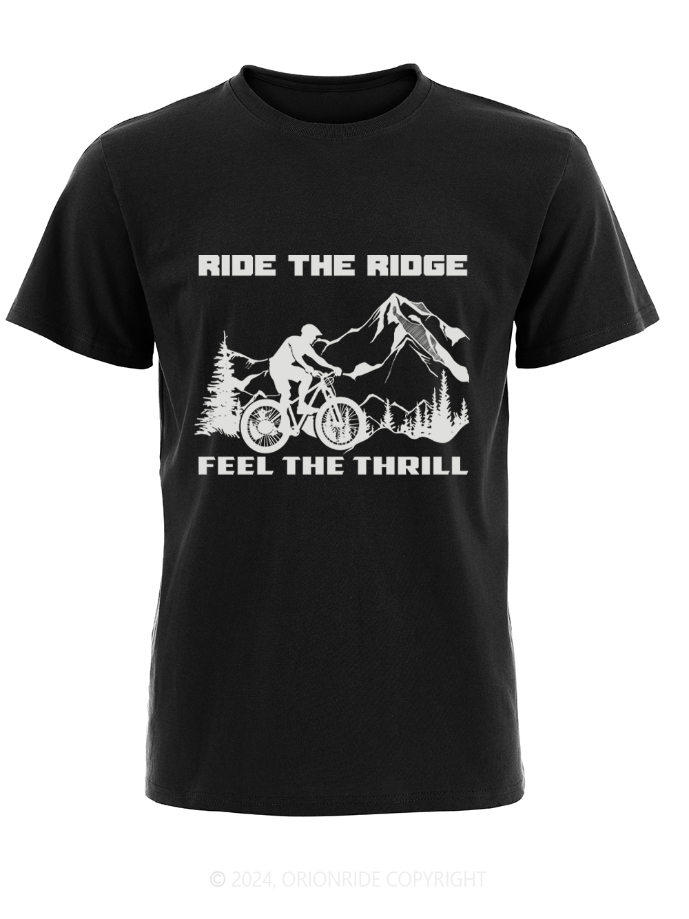 Orionride Short Sleeves Ride The Ridge Bike T-Shirt