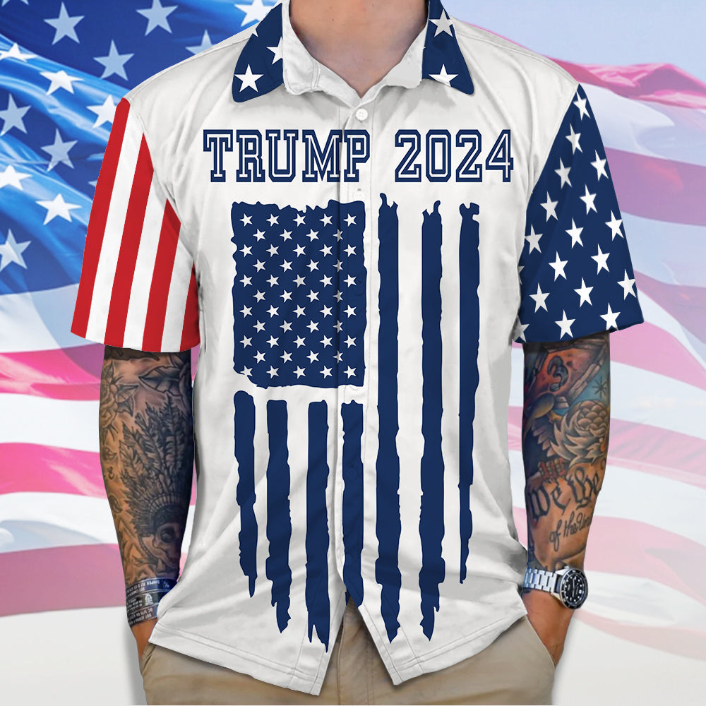 Trump 2024 I'm Voting For The Convicted Felon Hawaii Shirt HA75 62658