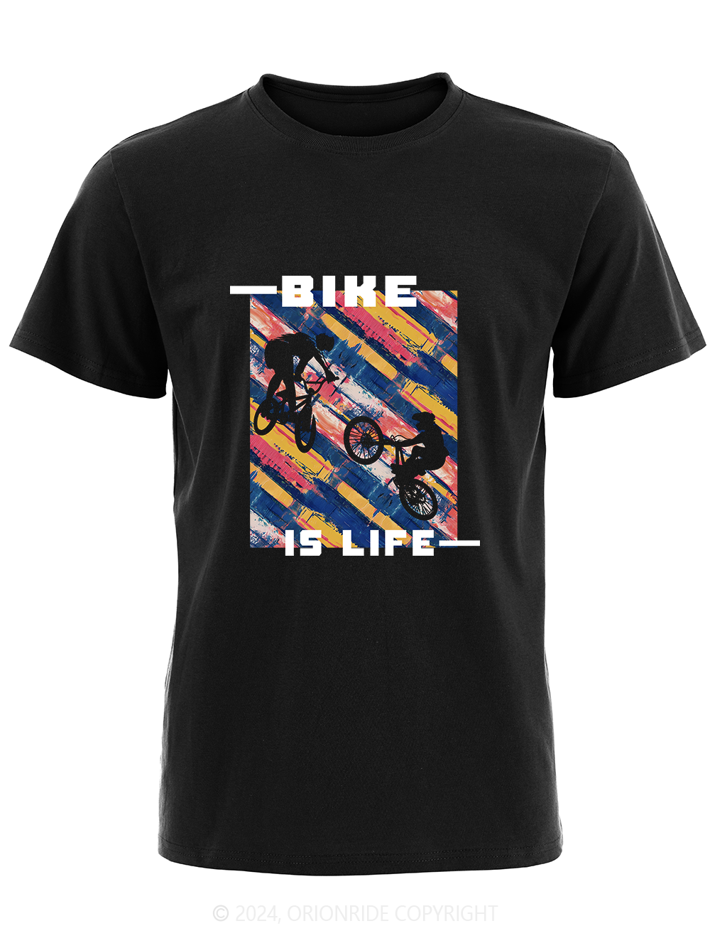 Orionride Short Sleeves Bike Is Life Bike T-Shirt