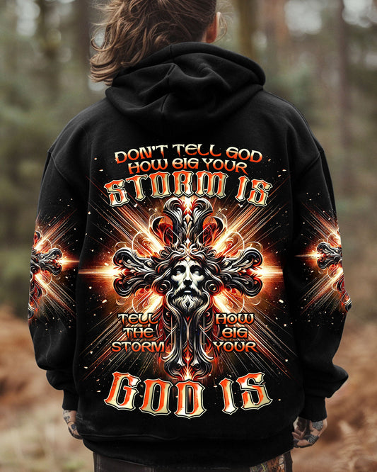 Tell The Storm How Big Your God Is  Men's All Over Print Shirt  - Tlnt2810242