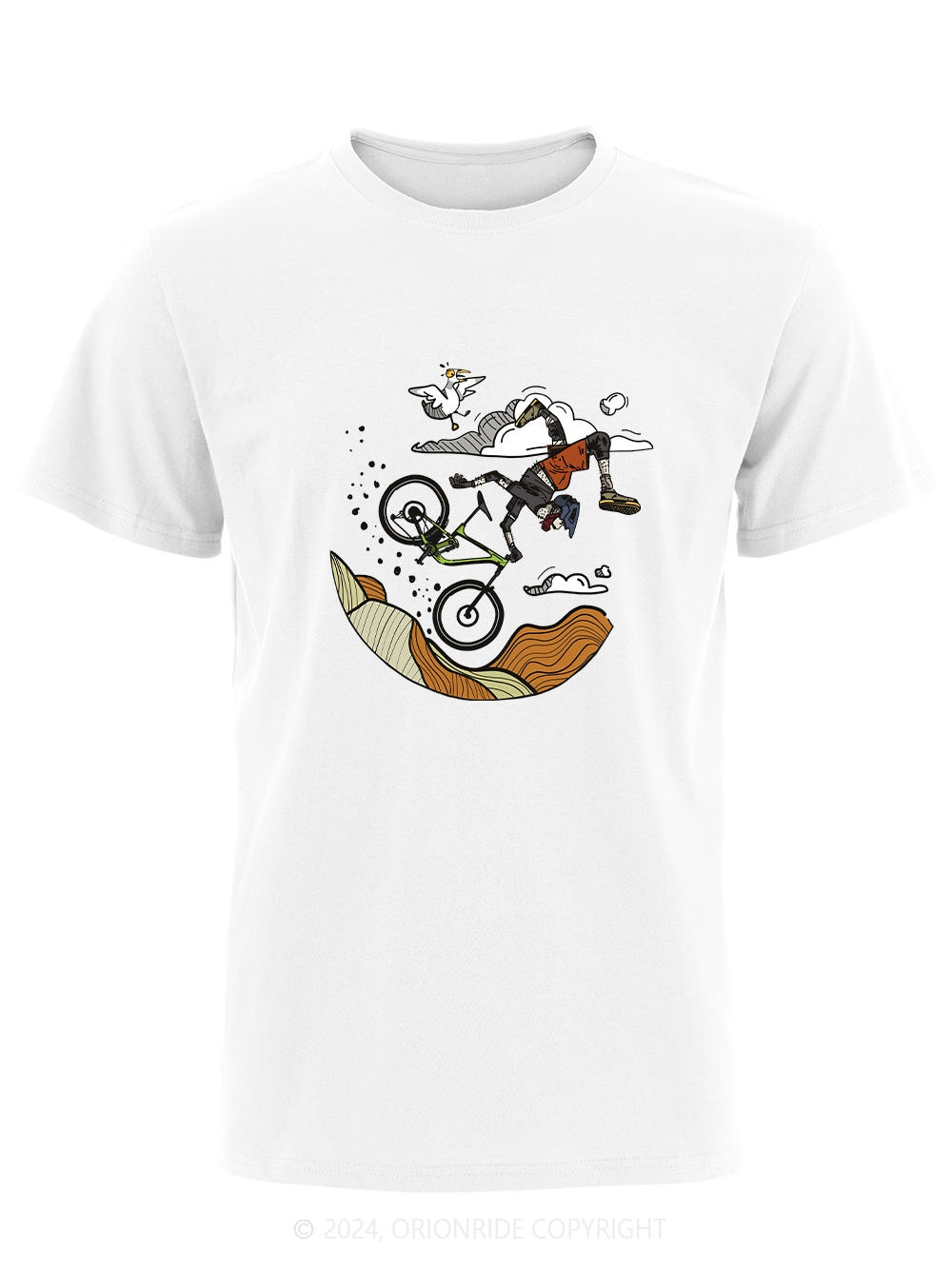 Orionride Short Sleeves Air Ride Bike T-Shirt