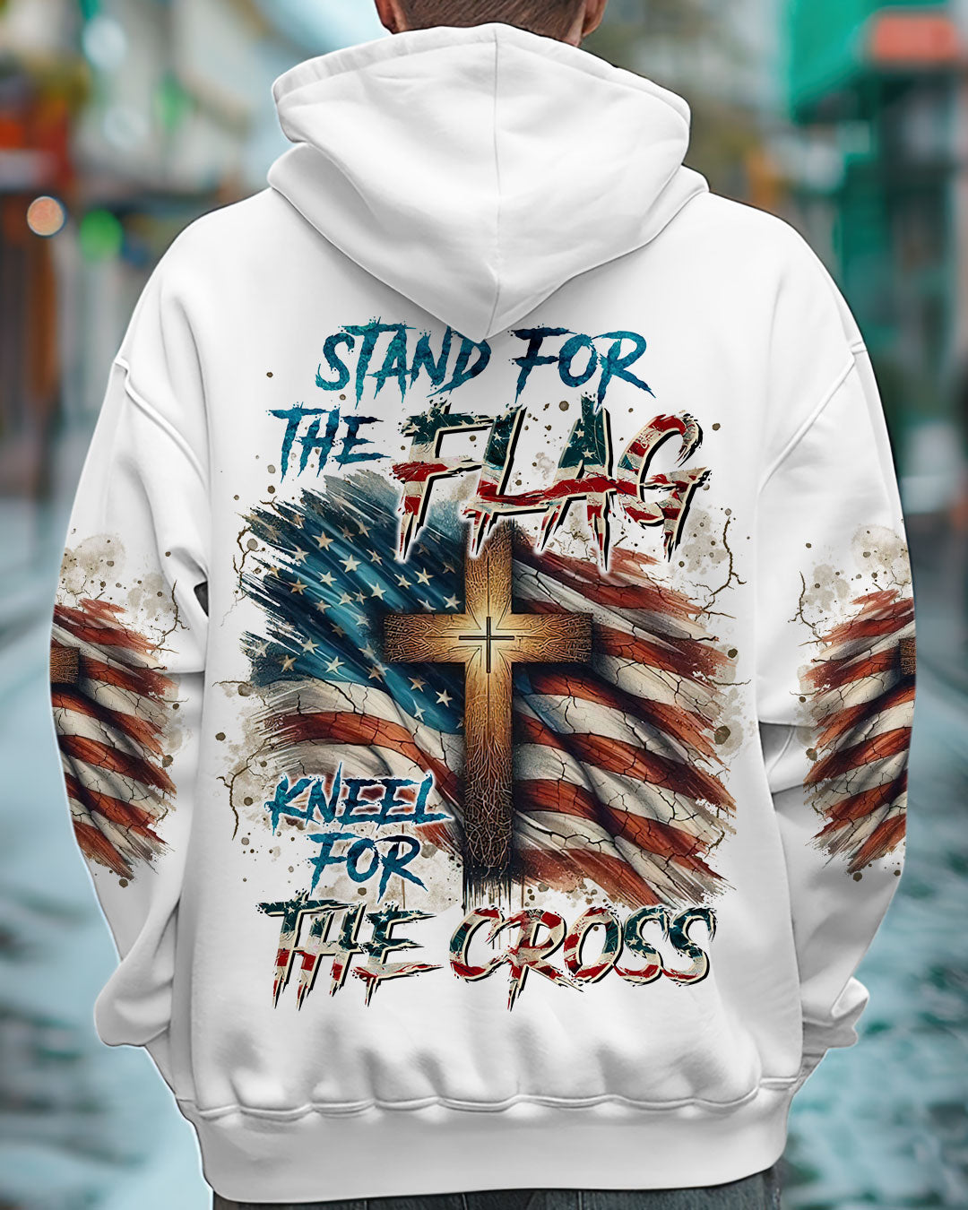 Stand For The Flag Kneel For The Cross Men's All Over Print Shirt - Tltr2111242