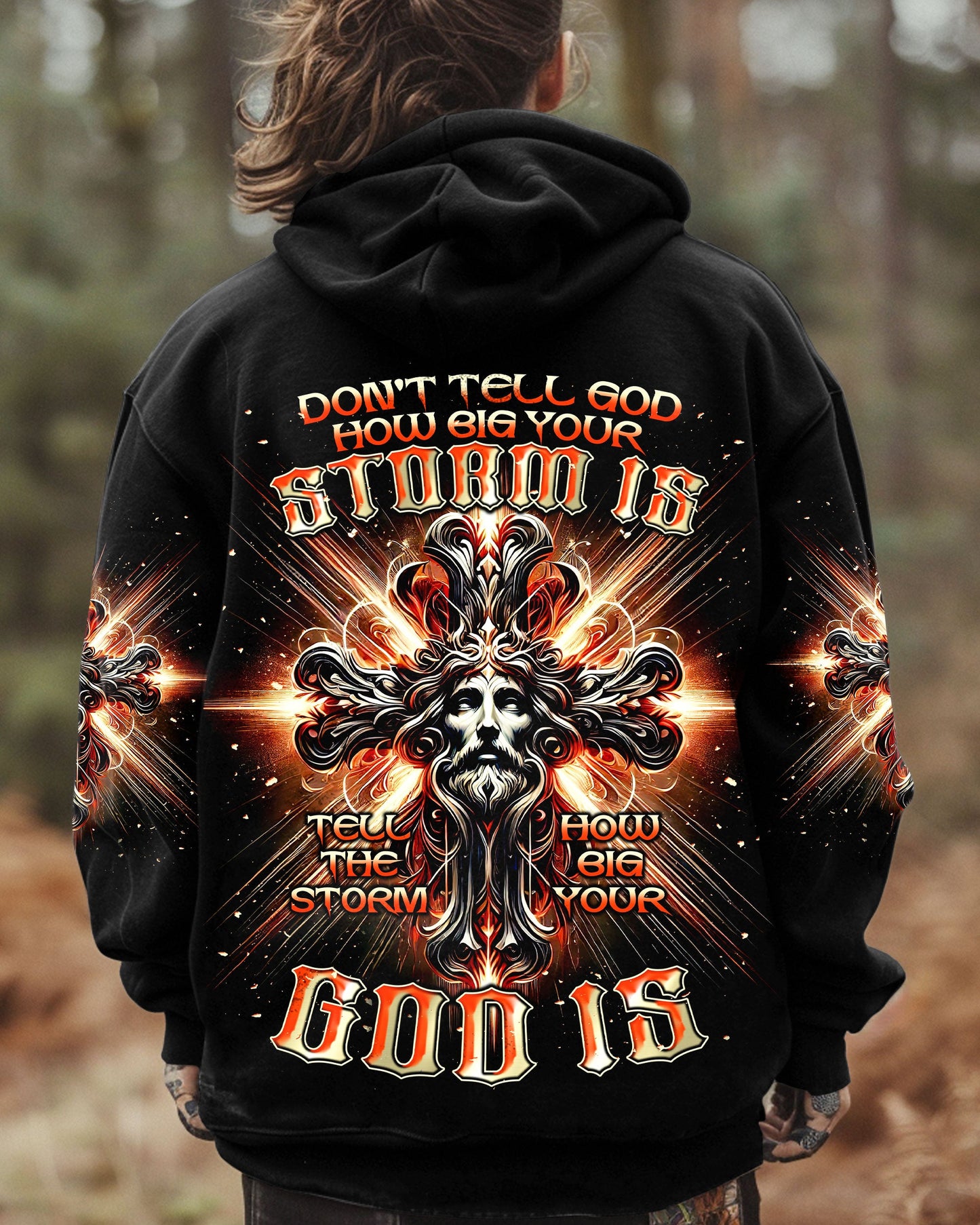 Tell The Storm How Big Your God Is  Men's All Over Print Shirt  - Tlnt2810242