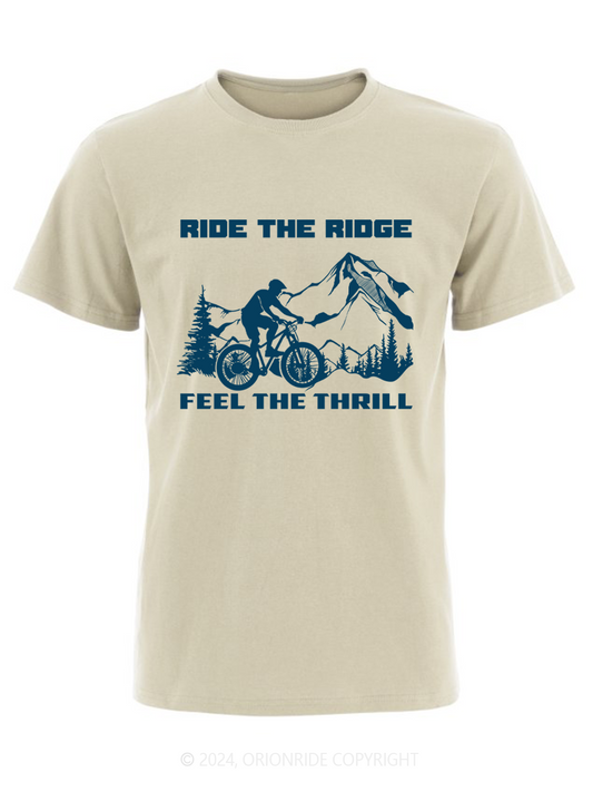 Orionride Short Sleeves Ride The Ridge Bike T-Shirt