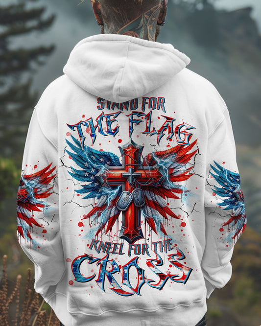 Stand For The Flag Kneel For The Cross Men's All Over Print Shirt - Tltr0210245