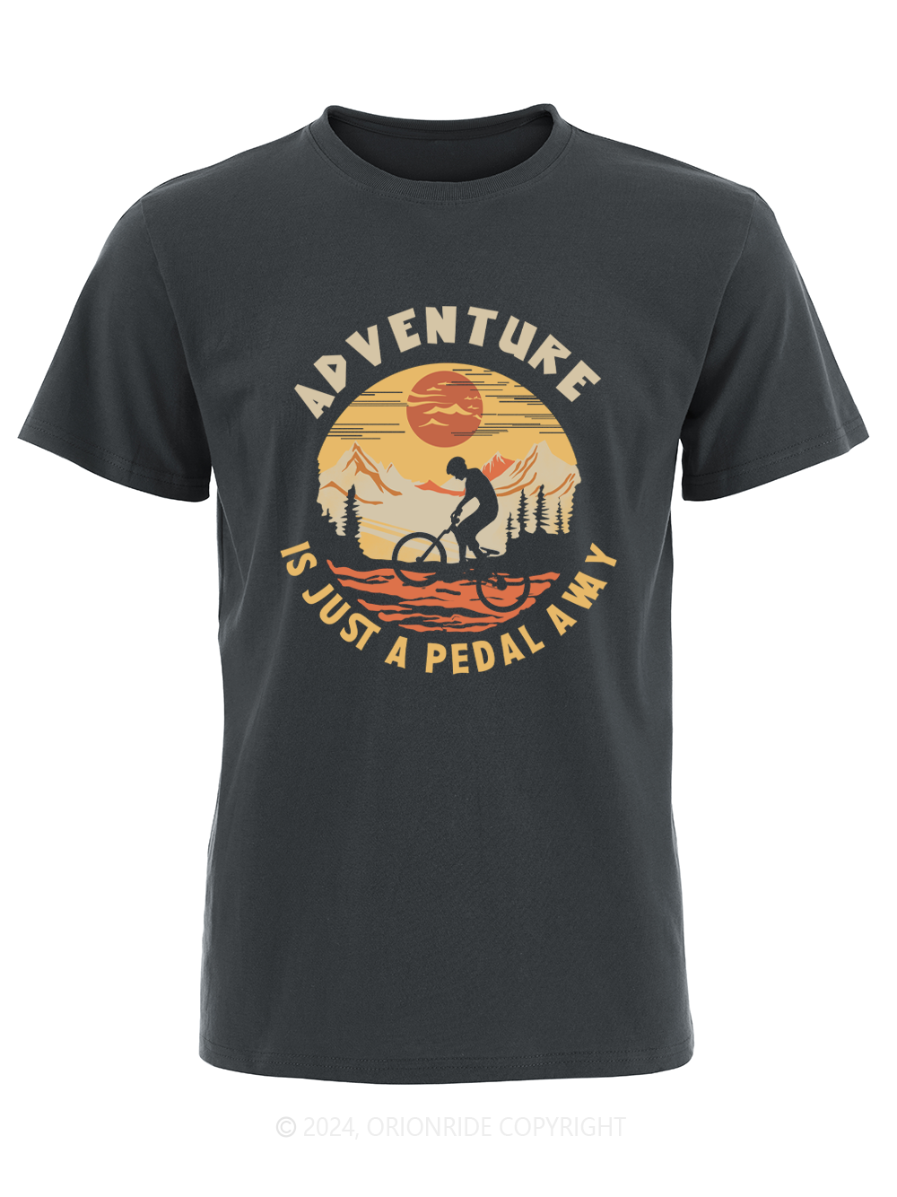 Orionride Short Sleeves Sunset Ride Bike T-Shirt