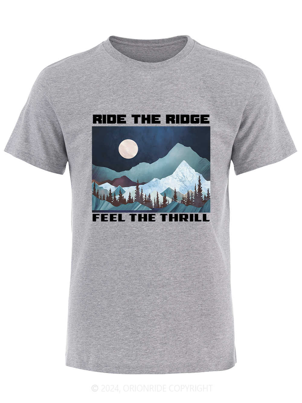 Orionride Short Sleeves Night Forest Bike T-Shirt