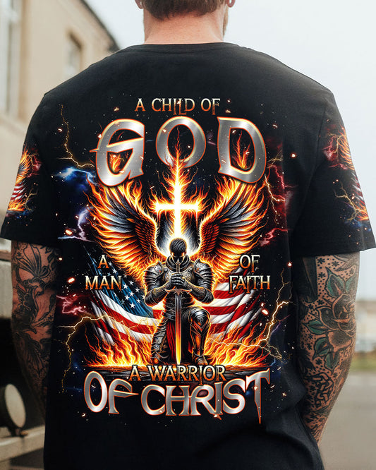 A Warrior Of Christ Men's All Over Print Shirt - Tlnt1208242