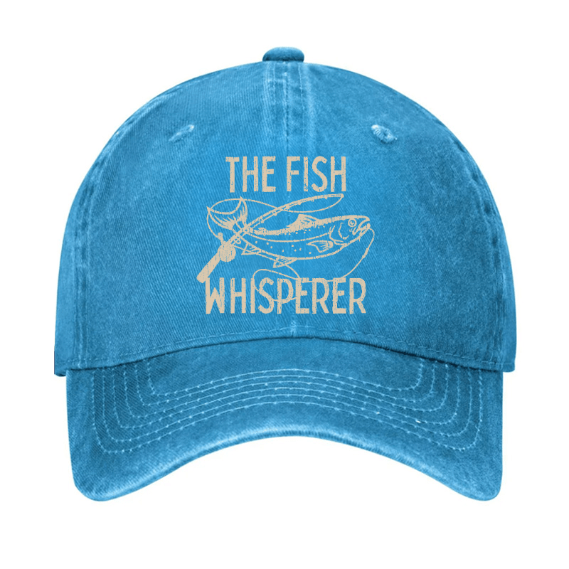 The Fish Whisperer Funny Fishing Cap (Free Customization)