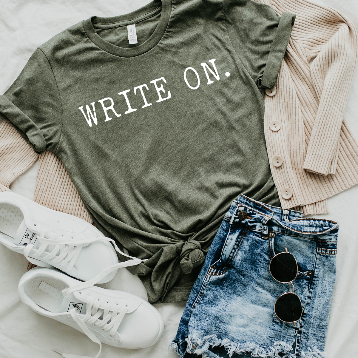 write on unisex tee