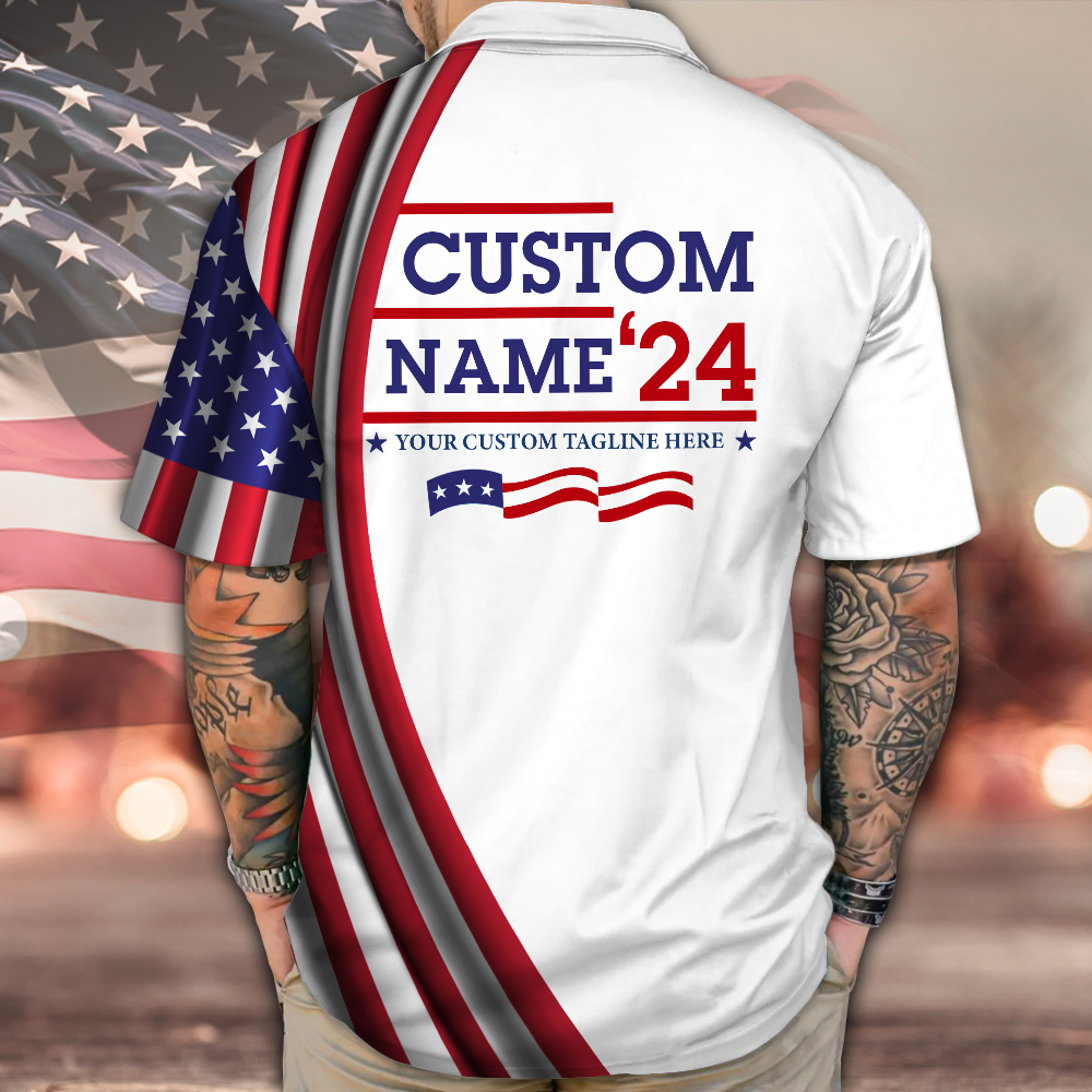 Custom Photo And Name Election Personalized Hawaii Shirt HA75 63426