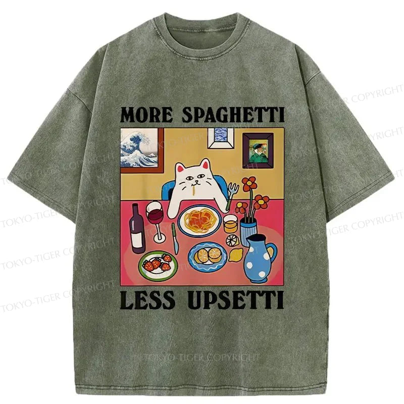 Tokyo-Tiger More Spaghetti Less Upsetti Washed T-Shirt