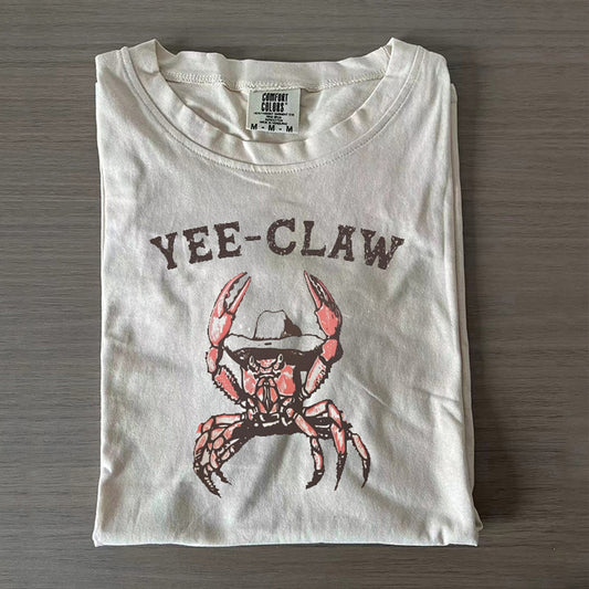 Yee Claw Yee Haw Crab T-Shirt