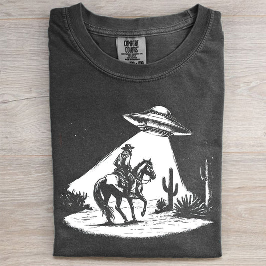 UFO Western Comfort Colors T-shirt