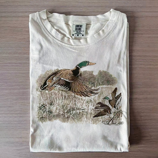 Vintage Fall Duck T-shirt