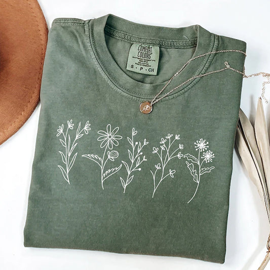 Comfort Colors Wildflower T-shirt