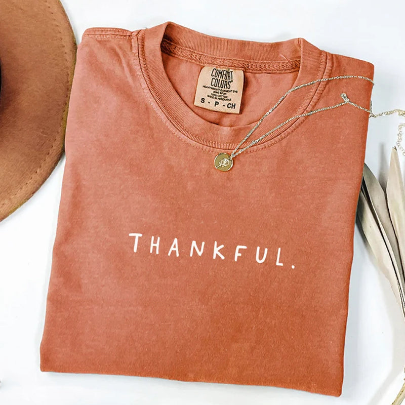 Comfort Colors thankful T-shirt