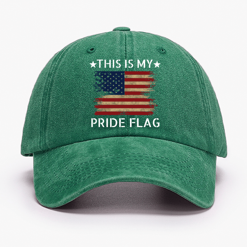 American Flag This Is My Pride Flag Cap