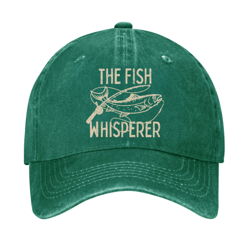 The Fish Whisperer Funny Fishing Cap (Free Customization)