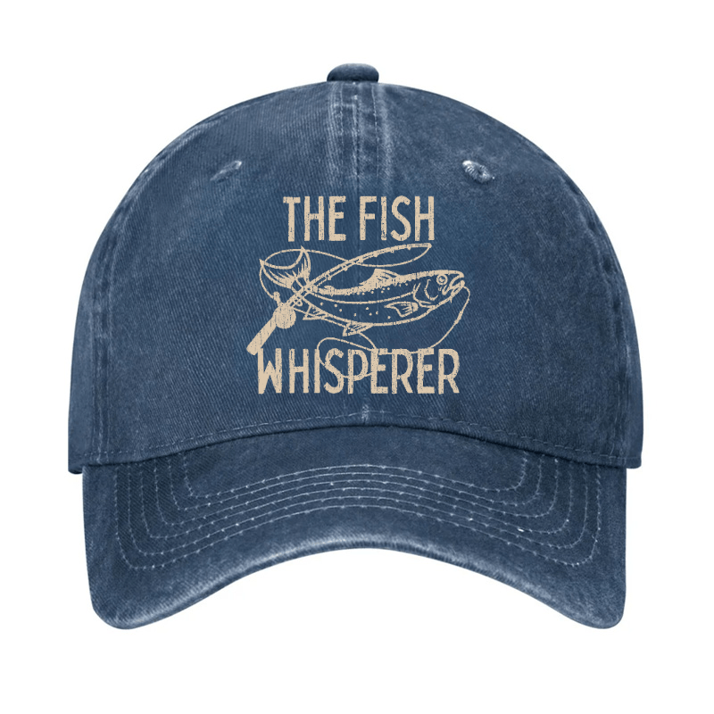 The Fish Whisperer Funny Fishing Cap (Free Customization)