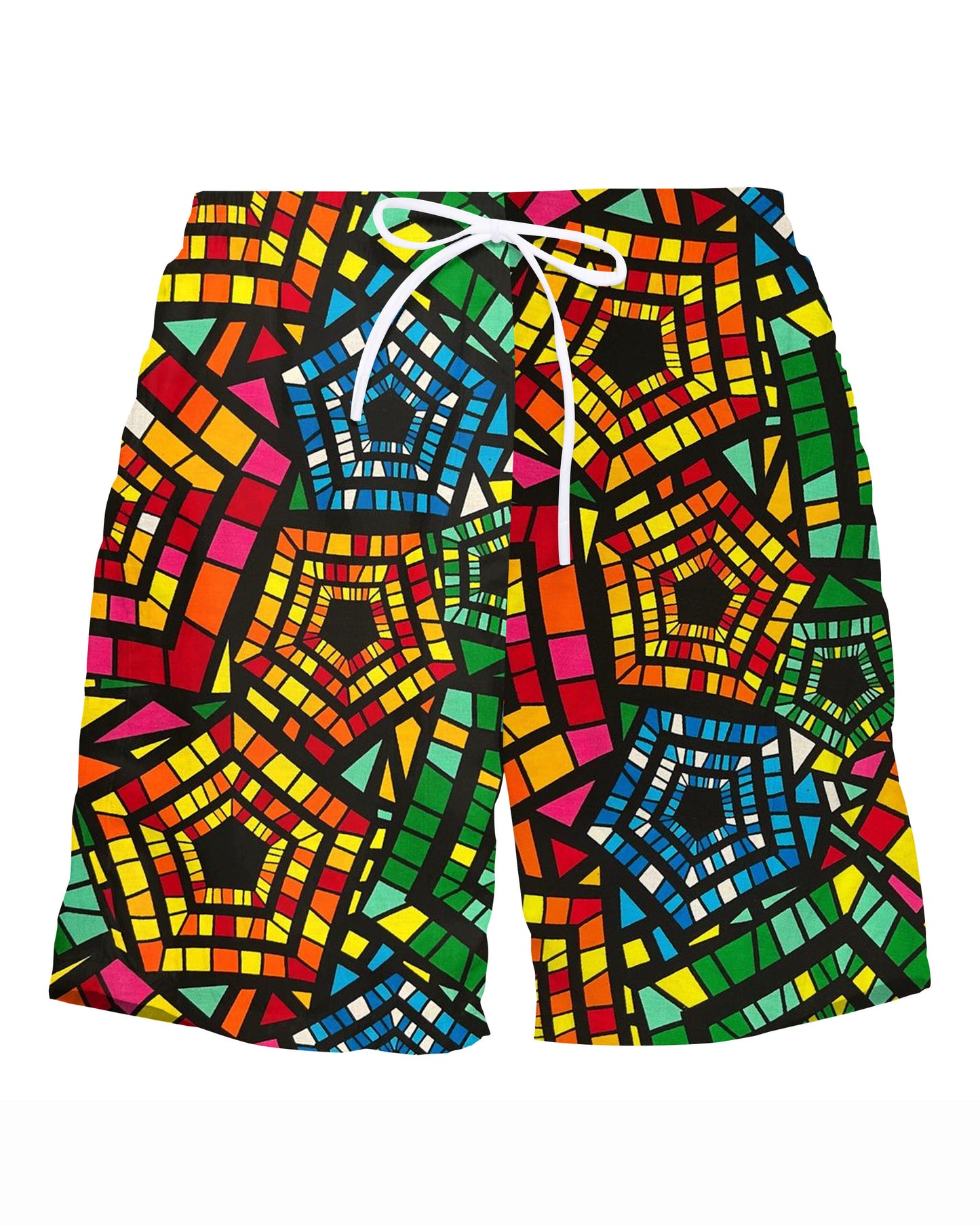 Bohemian Holiday Men's Plus Size Beach Quick-drying Trunks Swimming Trunks