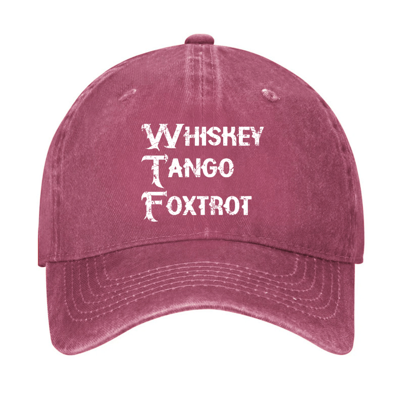 WTF - Whiskey Tango Foxtrot Cap (Free Customization)